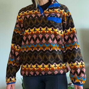 Patagonia Fleece Synchilla Quarter Snap Button Fleece